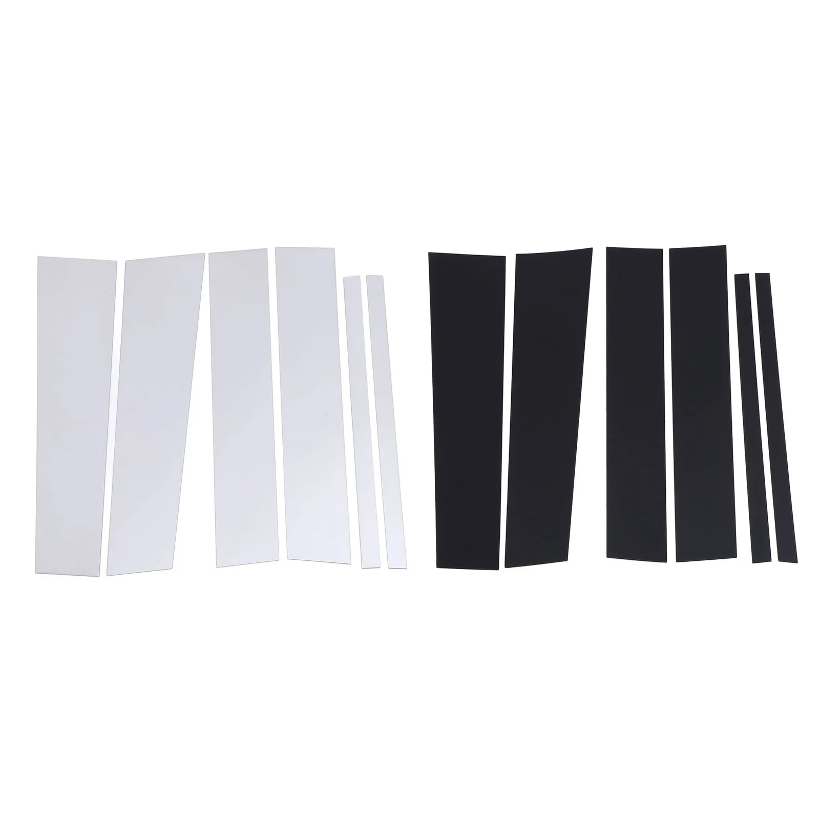6Pcs Pillar Post Cover Trim Mirrored Finish Weather Resistant Easy Installation Pillar Post Trim for Titan 2004 to 2015