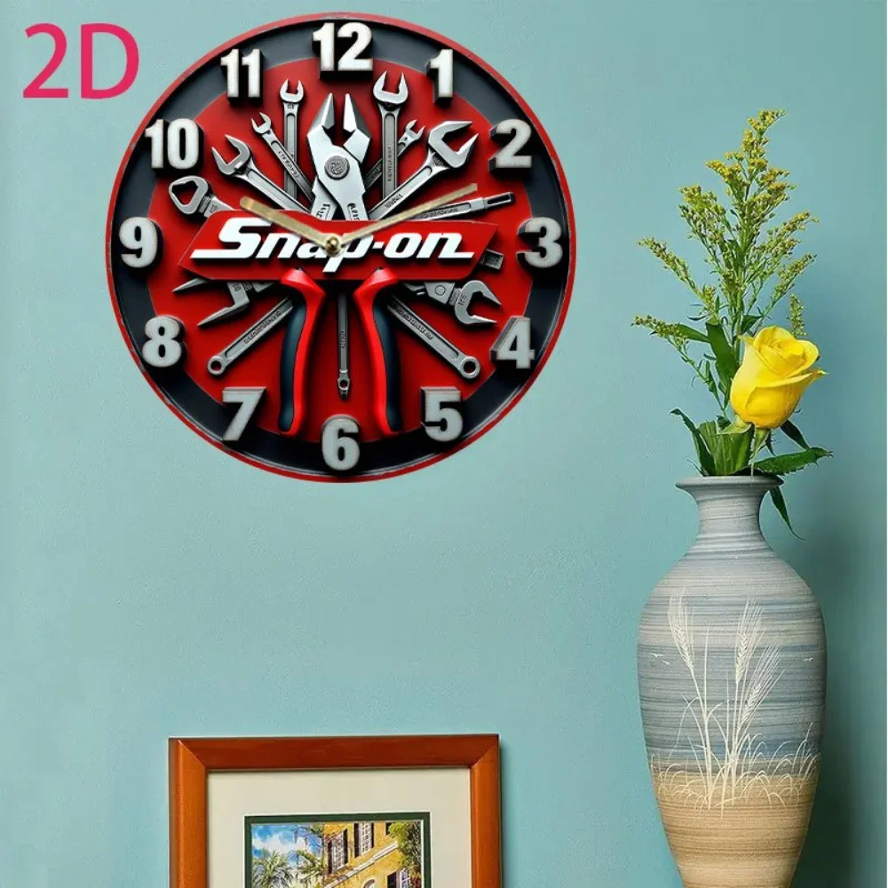 Vintage-Infused Wall Clock Shaped Iron Decor - Distressed Metal Painting with Ornate Details, Elevates Living, Dining & Bedroom 5