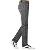 New Men's Winter Black Jeans Thicken Full Mid Waist Jeans for Man Bruce&Shark Fashion Casual Straight Leg Loose Fit Big Size 42 4