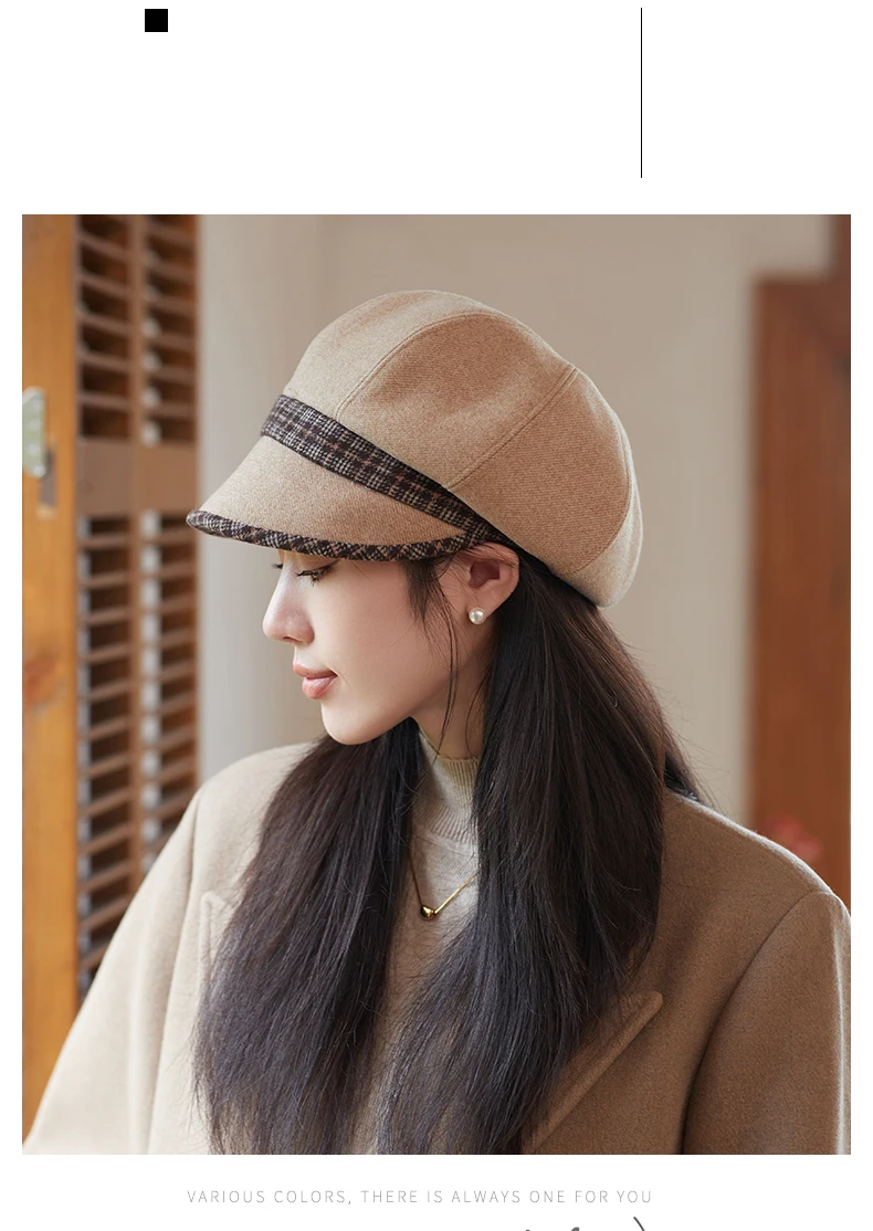 Unisex Autunno Inverno Newsboy Uomo E Donna Caldo Tweed Cappello Ottagonale Per Uomo Detective Cappelli Retro Coppole Chapeau_voghion.com