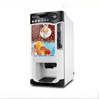 Tea Vending Coffee Machine Automatically Coin Operated Instant Coffee 2