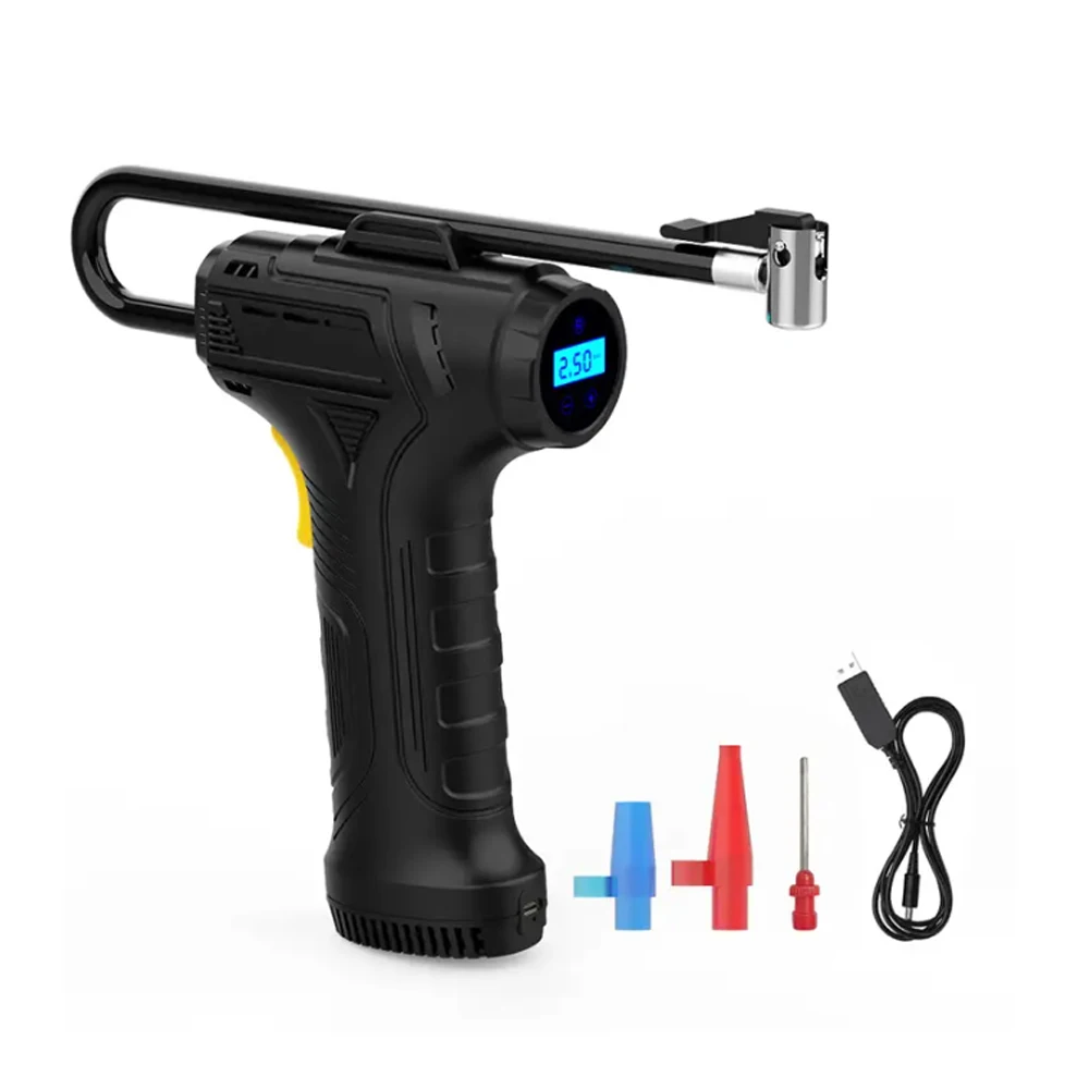 Wireless car tire inflation pump 150PSI portable air compression pump, suitable for cars/bicycles/motorcycles/balls