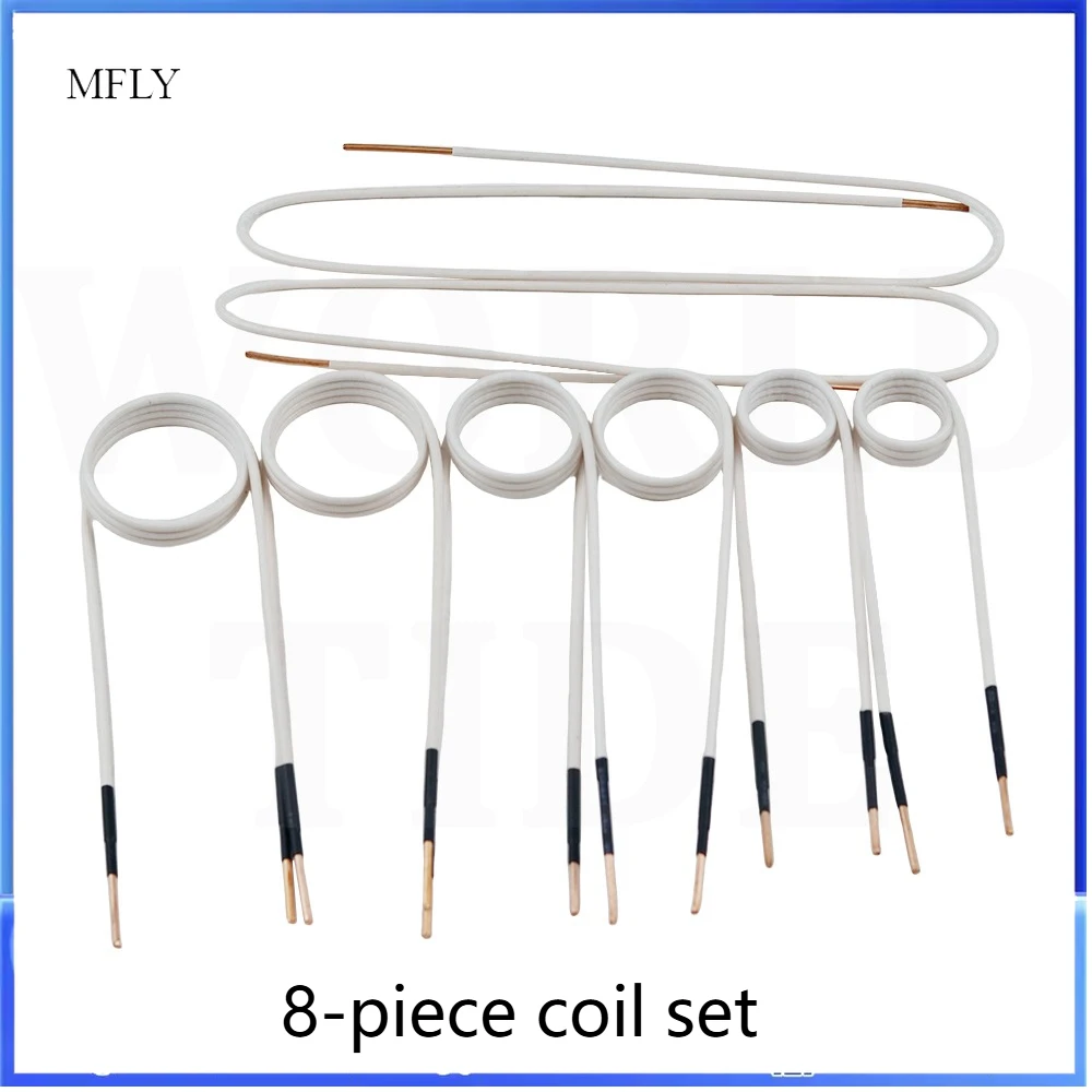 Bobines chauffantes à boulon à Induction, élément chauffant électrique sans flamme, Kit d'induction de chauffage à Induction magnétique, outils de réparation automobile 8 pièces