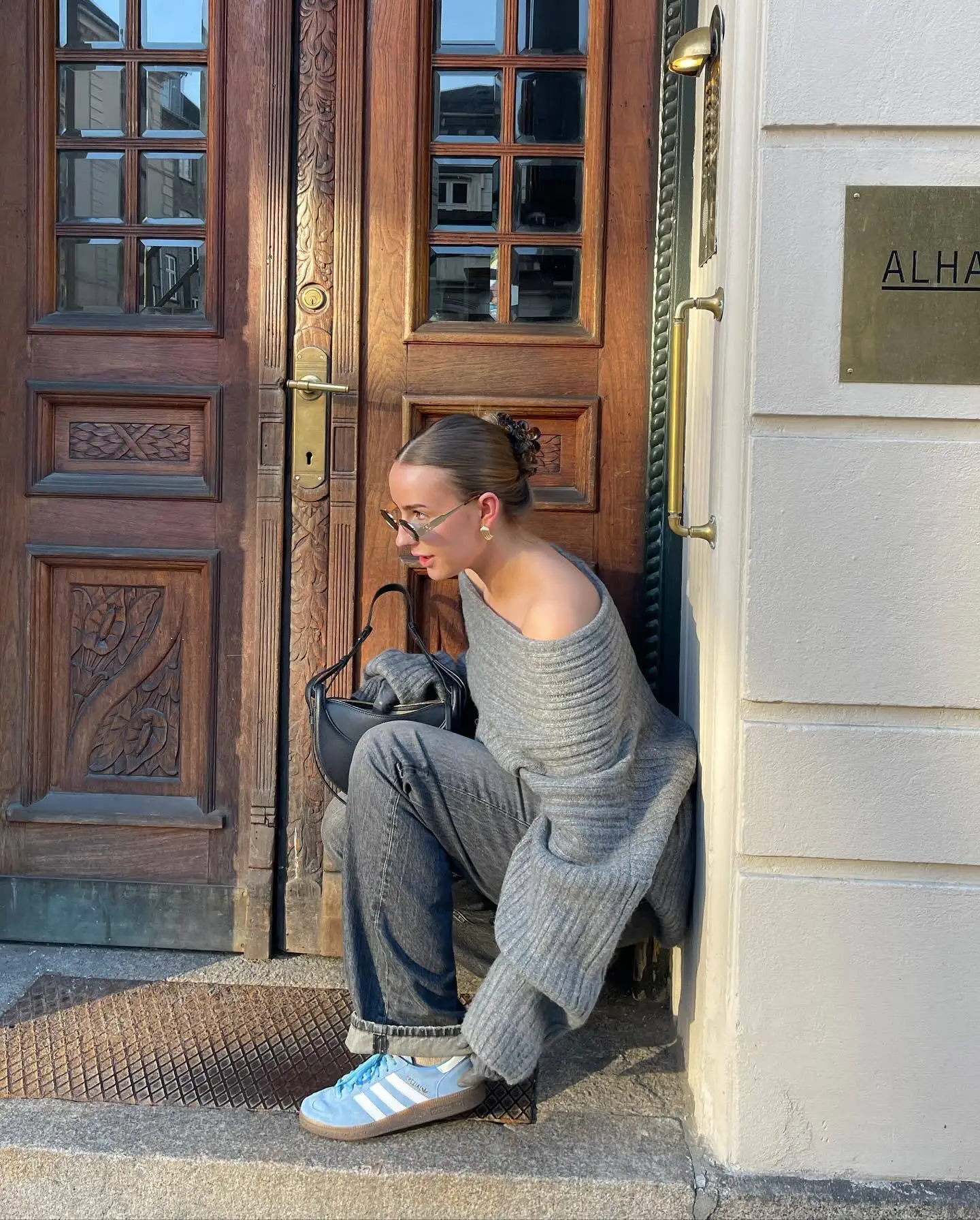 Knit Sweater Pullover For Women Loose Off-Shoulder Ribbed Long Sleeve Fashion Streetwear Knitwear Casual Autumn Sweater