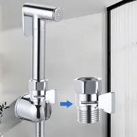 Shower Diverter Valve Solid Brass Shut Off Valve for Bidet Sprayer or Shower Head Bath Water Tap Accessory 2