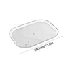 Household Fridge Organizer Tray Non-Skid Turntable Rack Saving Space Clear 360 Degree Rotatable for Cabinet Closet Vanity Makeup 6