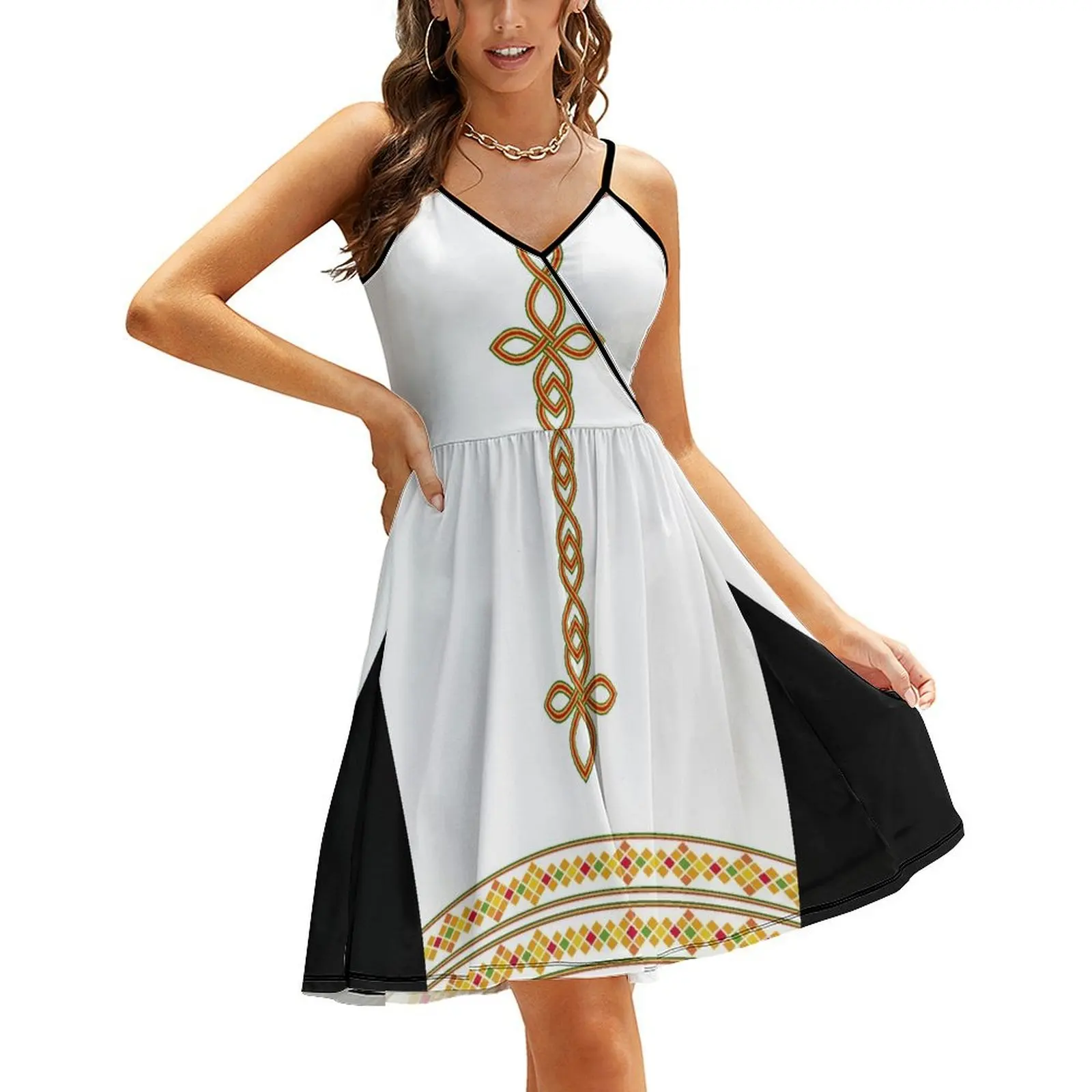 

Tibeb 3 Sling Dress dress summer Long dress