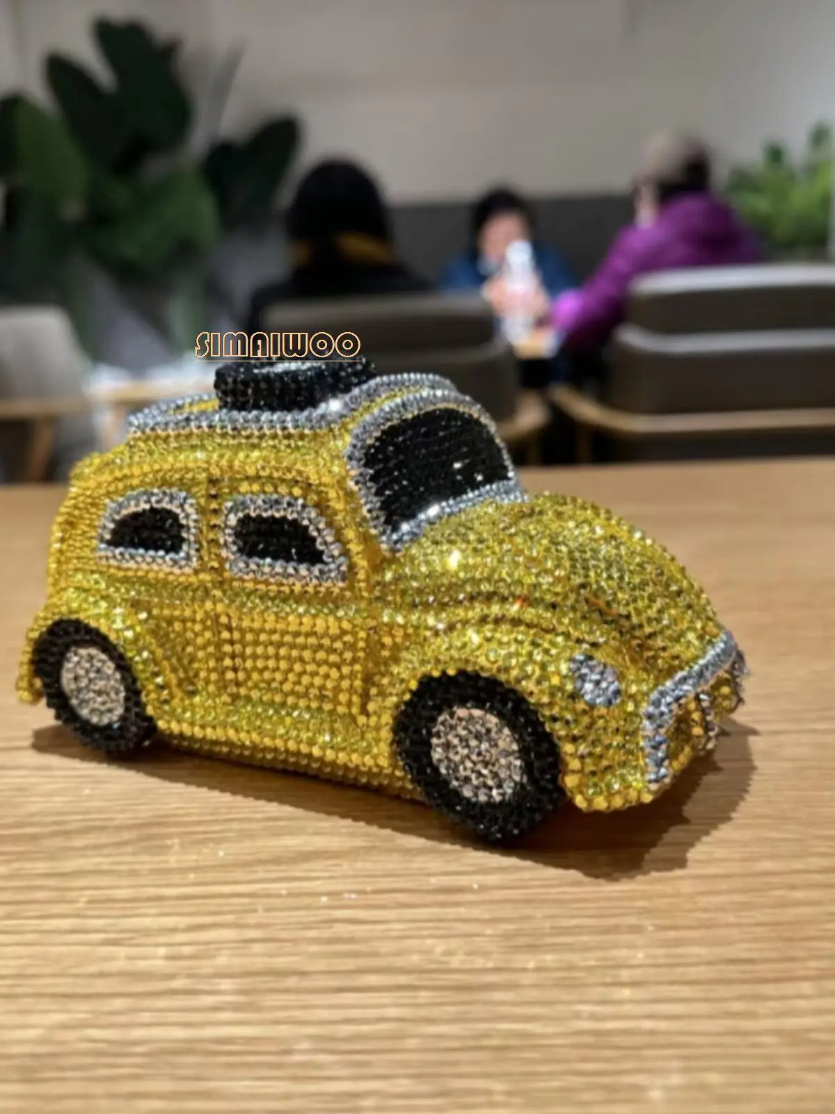 DIY Strass Vintage Auto Sparschwein Mosaik Kreuz stich Ornamente Requisiten Auto Desktop Büro Dekorationen Kinder Geburtstags geschenk – Detail 4