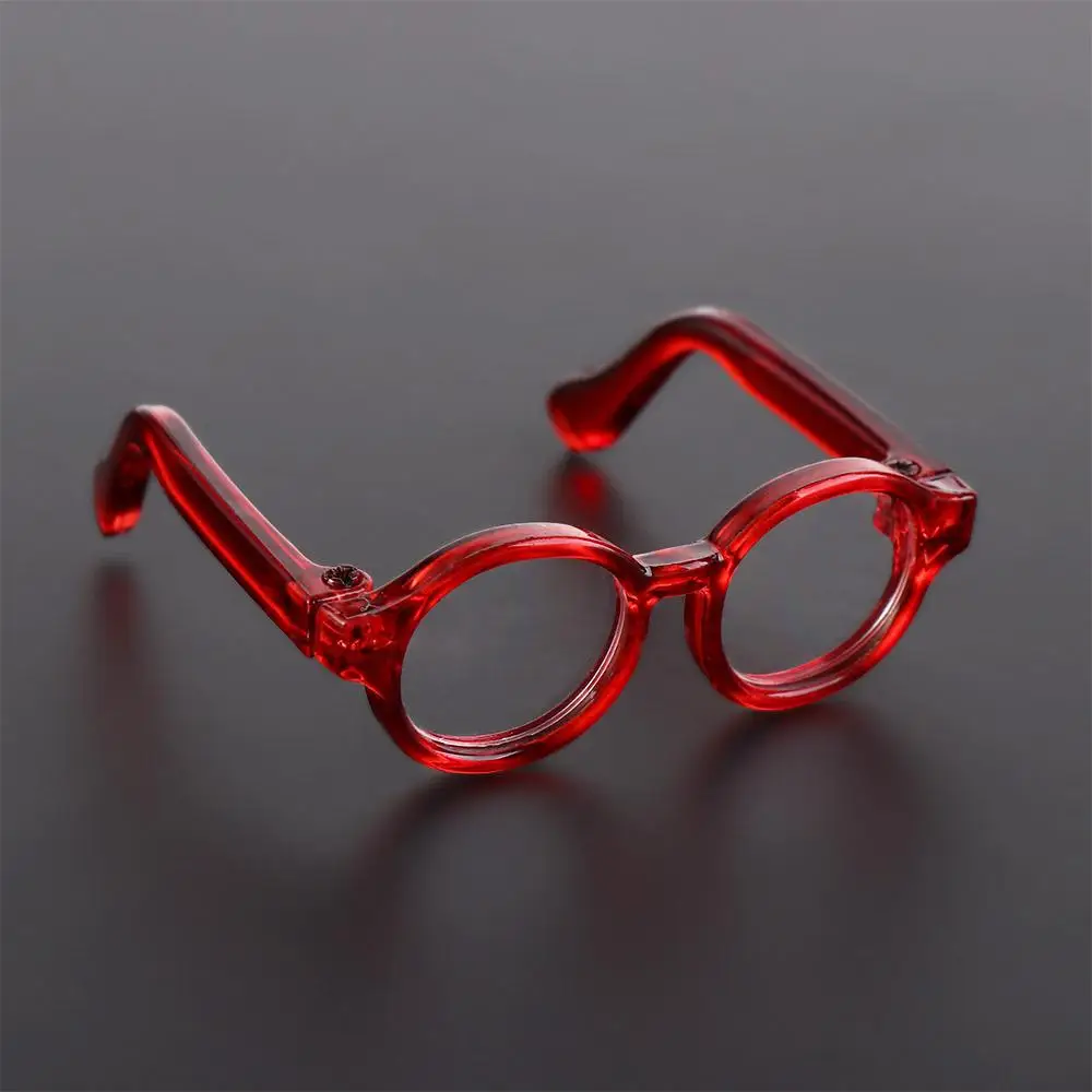 4.5 cm/1.77 in Plastic Doll Mini Glasses Multi-color Miniature Doll Accessory Doll Eyewear Gift