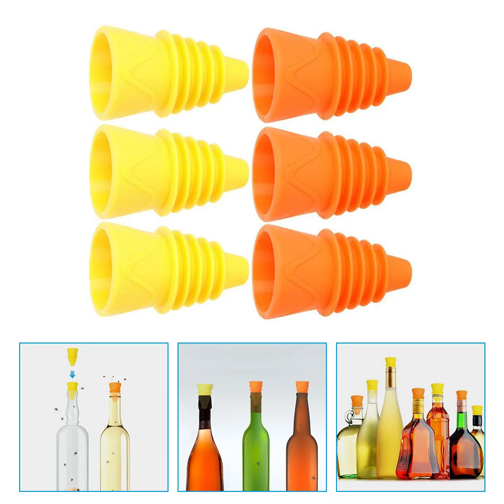 

Fly Catching Bottle Stopper Fruit Fly Cather Flytrap Fly Traps For House Indoor Fly Catcher Kitchen Reused Catch Flies