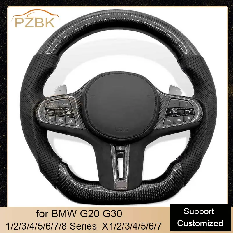 

Carbon Fiber Car Steering Wheel Assembly Airbag for BMW G20 G30 1 2 3 4 5 6 7 8 Series X1 X2 X3 X4 X5 X6 X7 2018-2023