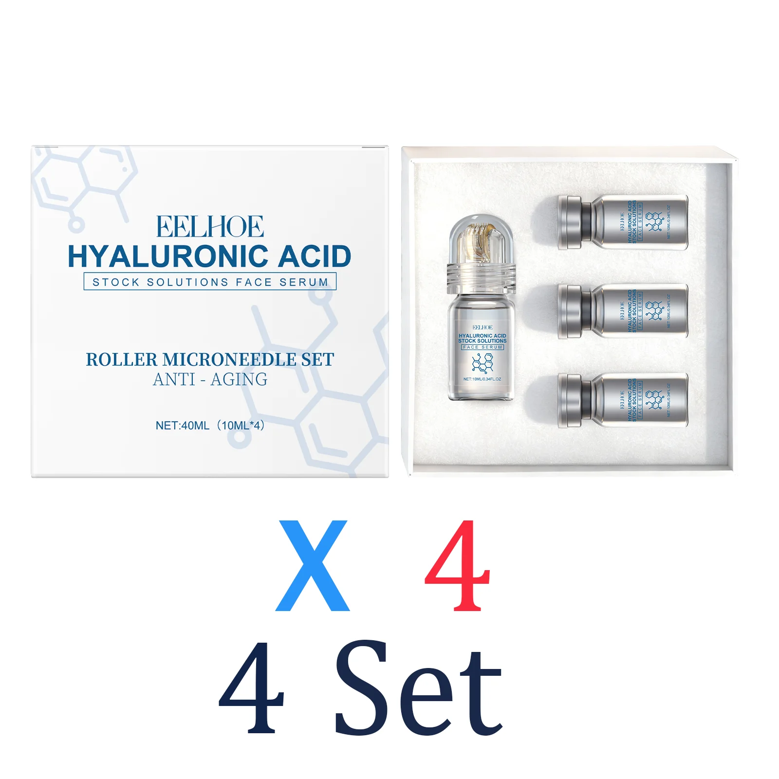 Enhanced Niacinamide Microneedle Facial Serum Kit - Moisturizing & Nourishing Winter Skincare Duo (30ml)