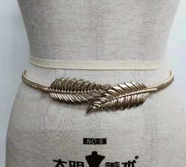 

women evening dress metal belt 125cm