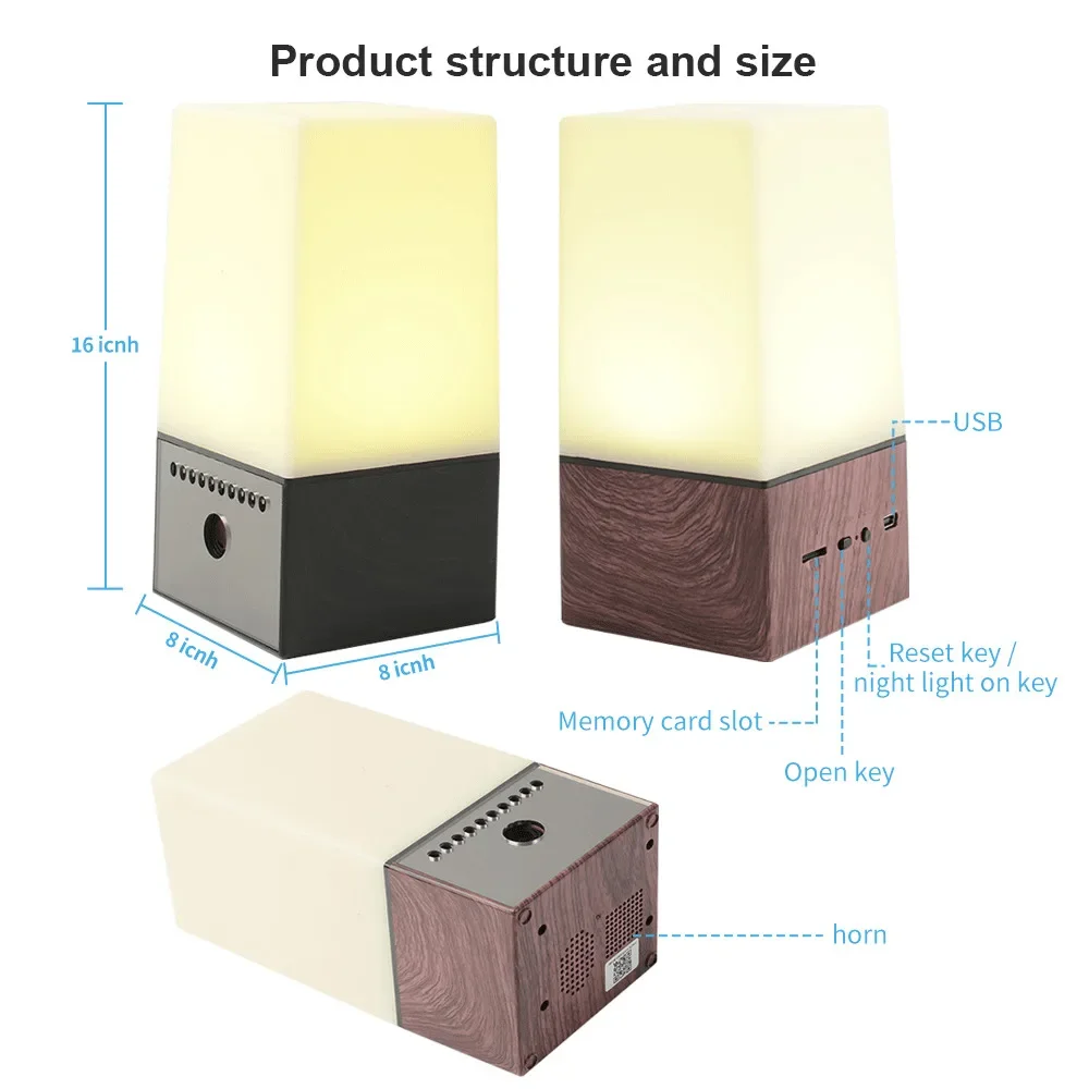 Lampe lyser op med varme toner i en rumindstilling