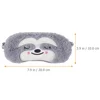 Cute Sloth Eyepatch Soft Fluffy Plush Blindfold Funny Novelty Animal Boys Sleep Mask Eye Eyeshade Kids Girls Boys 5