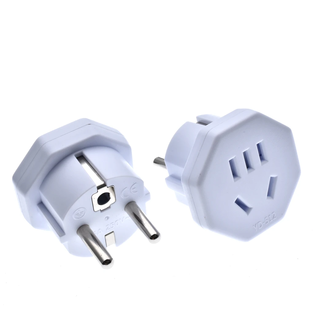 Cn zu eu ac wand steckdose eu reise adapter hohe qualität stecker