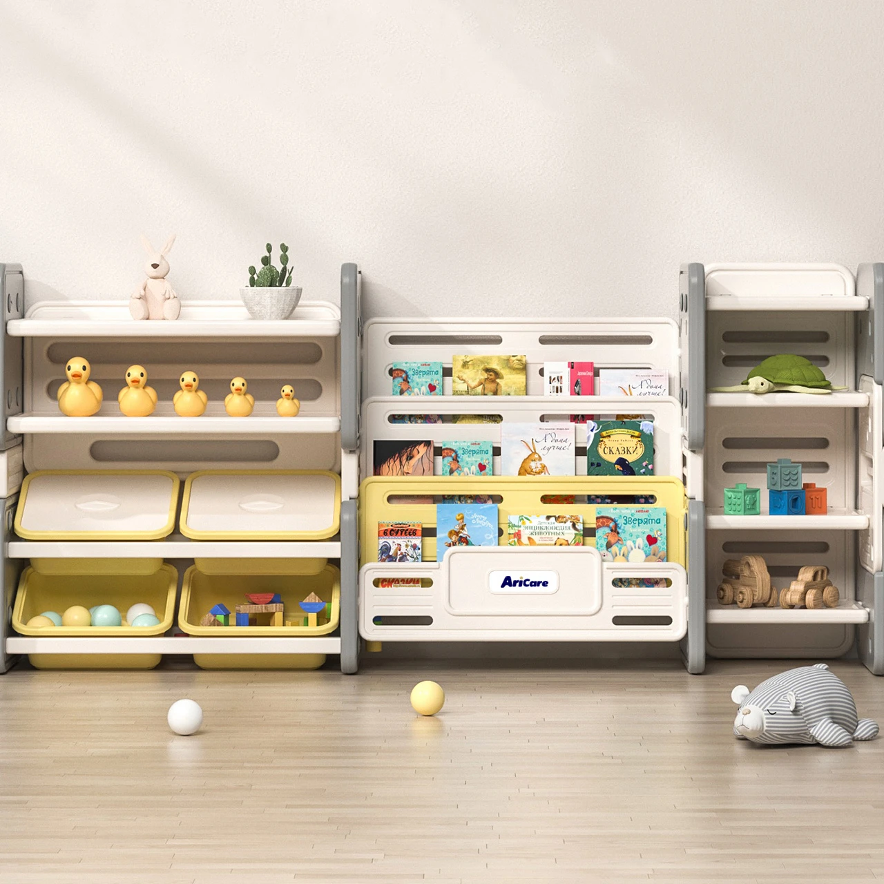 

Wholesale Newest Modern Minimalist Layer Children's Toy Car Baby Cartoon Storage Cabinet Rack