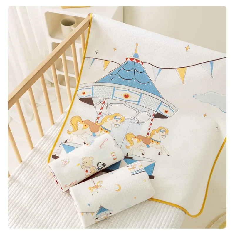 Waterproof Baby Diaper Changing Mat 70x50cm Cotton Newborn Urine Pad Babies Liners For Crib Cradles Washable Diapers Pad