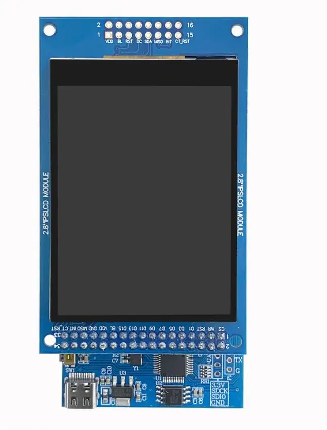 2.8 inch 24PIN TFT LCD Display Screen ST7789 Drive IC MCU 8/16Bit Interface 240(RGB)*320