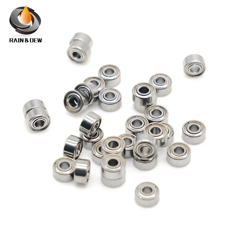 10Pcs MR52ZZ bearing 2X5X2.5 mm ABEC-9 micro bearing video card fan replacement quiet,ball bearings,miniature bearings,mini ball bearing