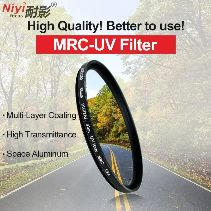 UV Filter Camera Lens Filter Photography Filter MRC UV Filter Lens Protector Multi-layer Coating 37 39 40.5 43 46 49 52 55 58 62 67 72 77 82 86 95 105mm