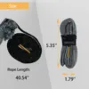 MIDUG .50 Cal .54 Caliber Gun Cleaning Kit Bore Cleaner Snake for Long Ranger Rifle Gun Weapon Clean 3