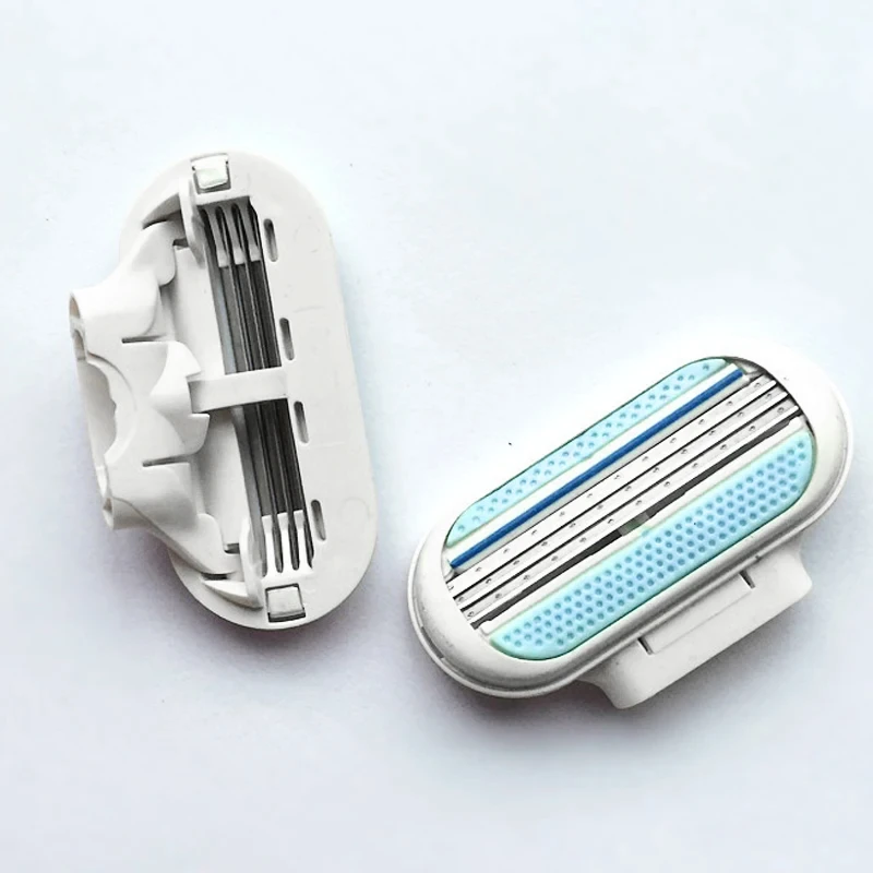 ( 1 Handle + 8 Blades ) Women Safety Razor Blades Face/ Leg/ Armpit/ Bikini Beauty Hair Removal Shaving Compatible Venus Shaver 5