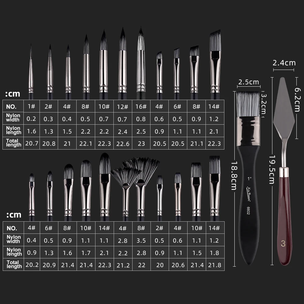 25 Brush set and canvas bag 2