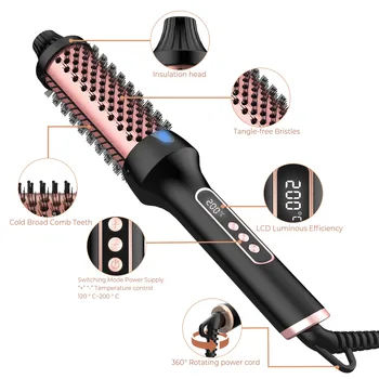 2-in-1 Hot Air Brush & Hair Dryer Brush One-Step Volumizer 11