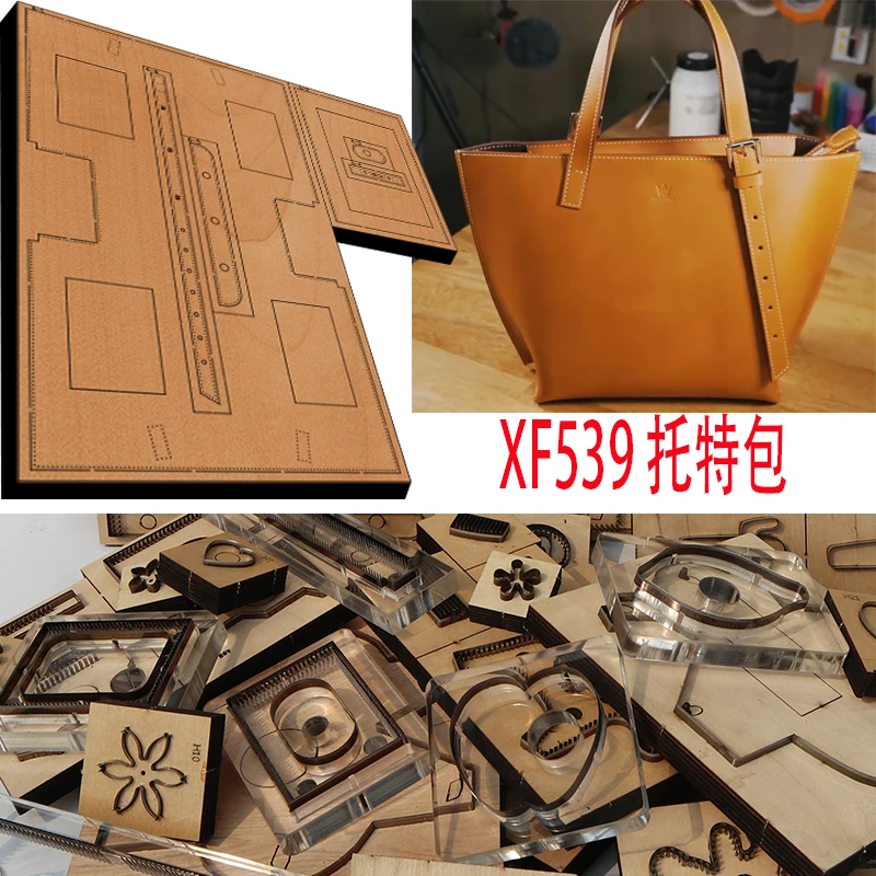 

New Japan Steel Blade Wooden Die Tote Bag Leather Craft Punch Hand Tool Cut Knife Mould XF539