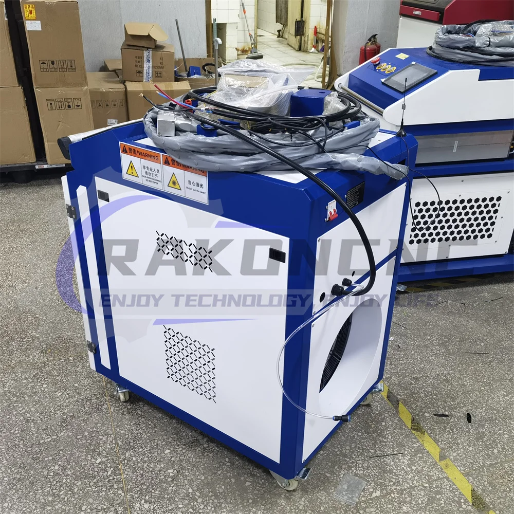 Jinan Rakoncnc 2000W Fiber Laser Handheld Cleaning Machine for Removing Rust Metal