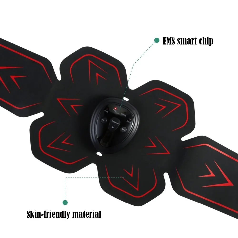 Vibration Fitness Massager Abdominal Muscle Trainer Electro Stimulator Gym Home EMS Spierstimulator Fitness Abdominale Training