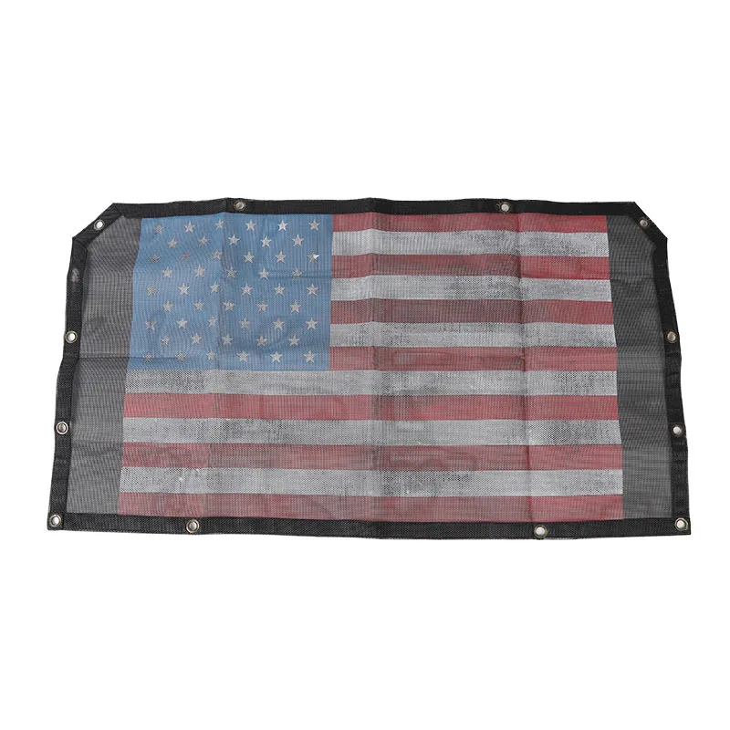 USA flag blue red