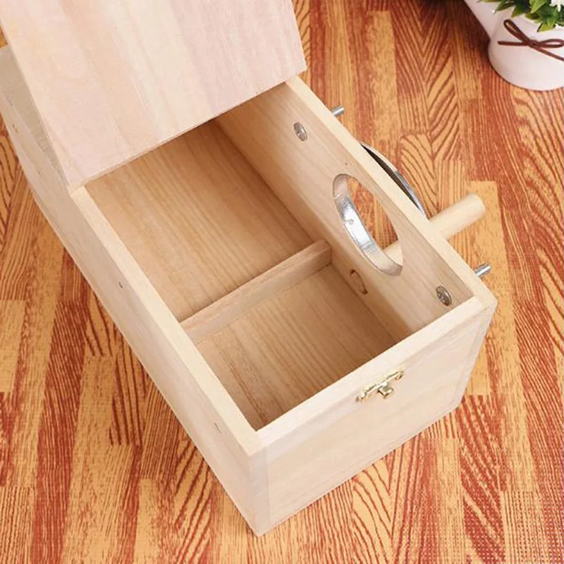 Title 6, Wood Bird Breeding Box Bird House Nest Parrot B...