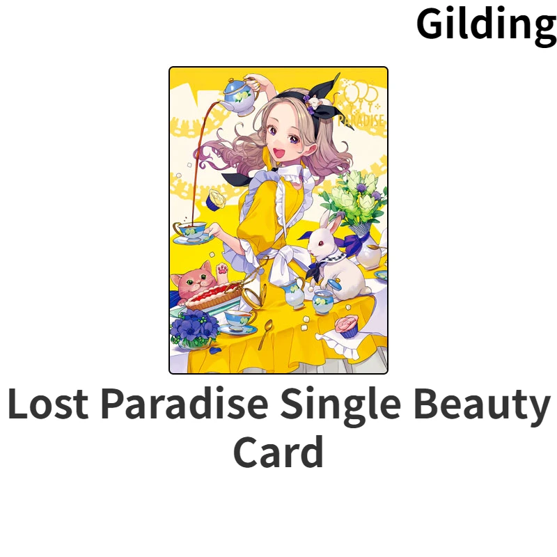 

New anime Series Peripheral Creativity DIY Vigorous Girl Kawaii Beauty Rare Collection Flash Card Boy Hobbies Toy Birthday Gift