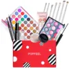 POPFEEL Makeup Kit Red Pink Eyeshadow, Lip gloss, Foundation, Lipstick, Concealer, Gift for Woman, Girl 1
