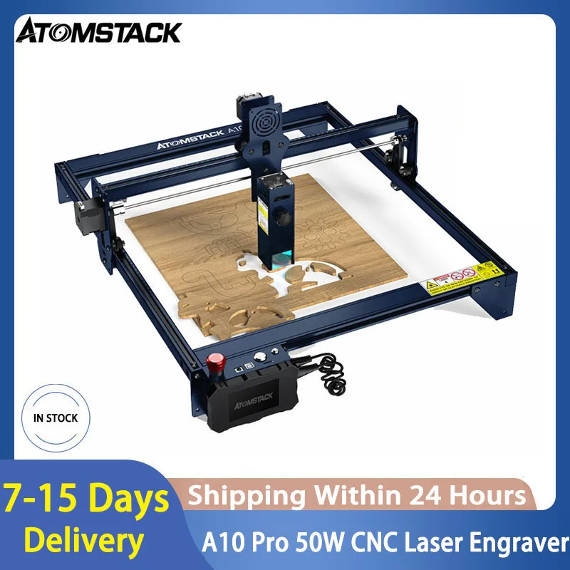 

ATOMSTACK A10 Pro 50W CNC Laser Engraver Cutting Dual Compression Spot Ultra-thin 10W Laser Output Fixed-Focus Machine 410x400mm