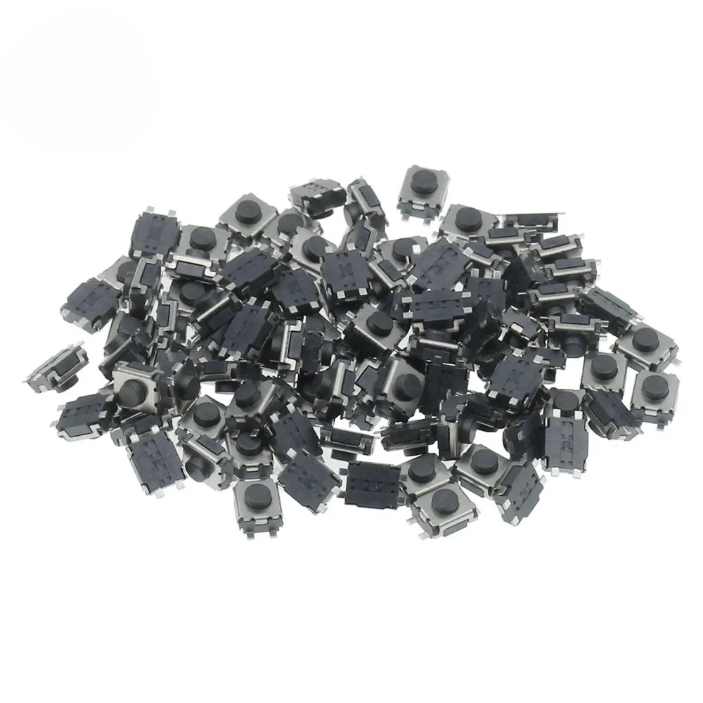 3*4*2 SMD 4핀 스위치 터틀 택트 스위치 3x4x2mm 2피트 기둥 없이 직립형..