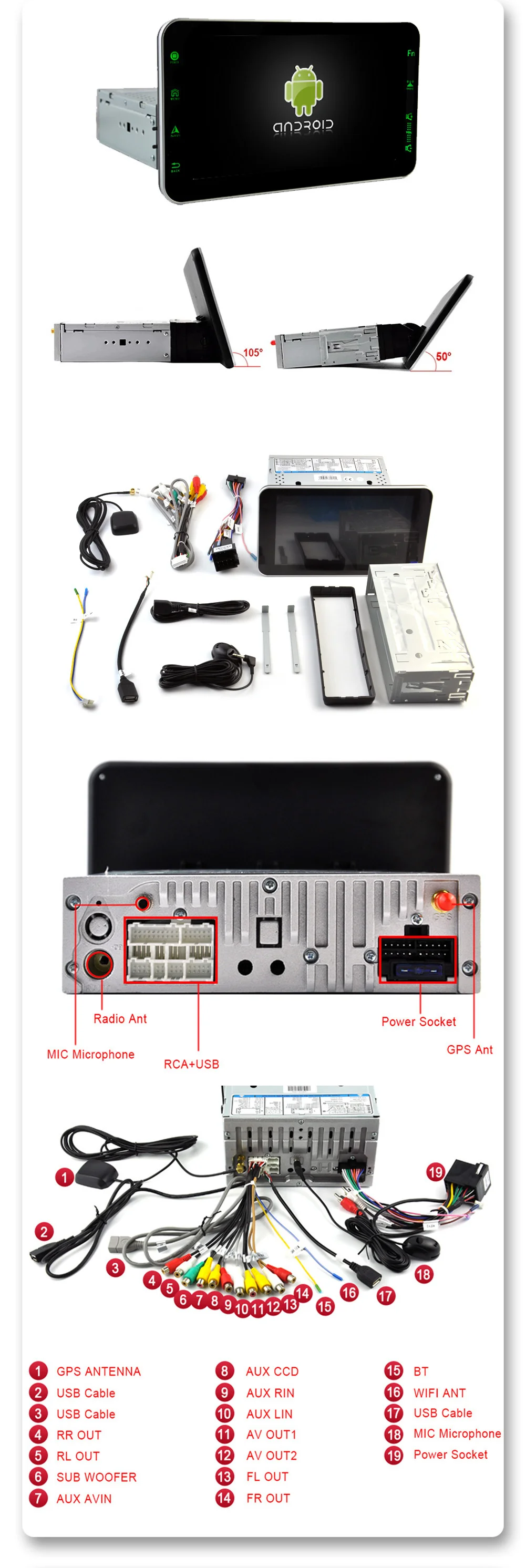 1 Din DSP car radio stereo 2G RAM 16G ROM android 10 car autoradio cassette player recorder GPS Navi steering wheel control 2 (4).jpg