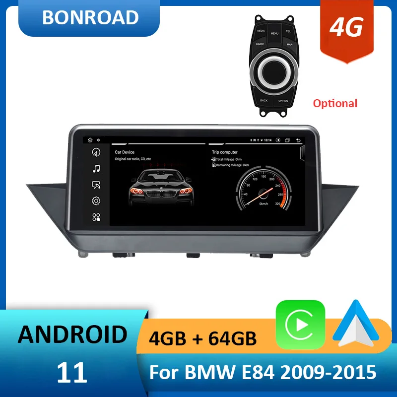 

Bonroad iDrive 10.25" Android Car Radio Carplay For BMW X1 E84 CIC 2009-2017 GPS Navigation Multimedia Player Stereo Audio 64GB