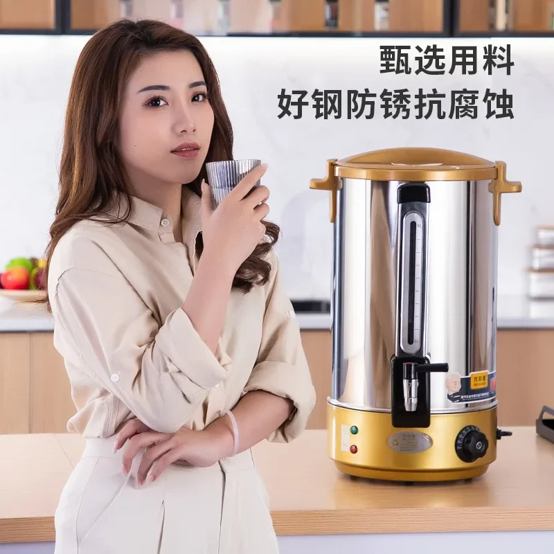 

Commercial stainless steel electric double-layer thermal insulation hot water bucket heating milk tea bucket brewer