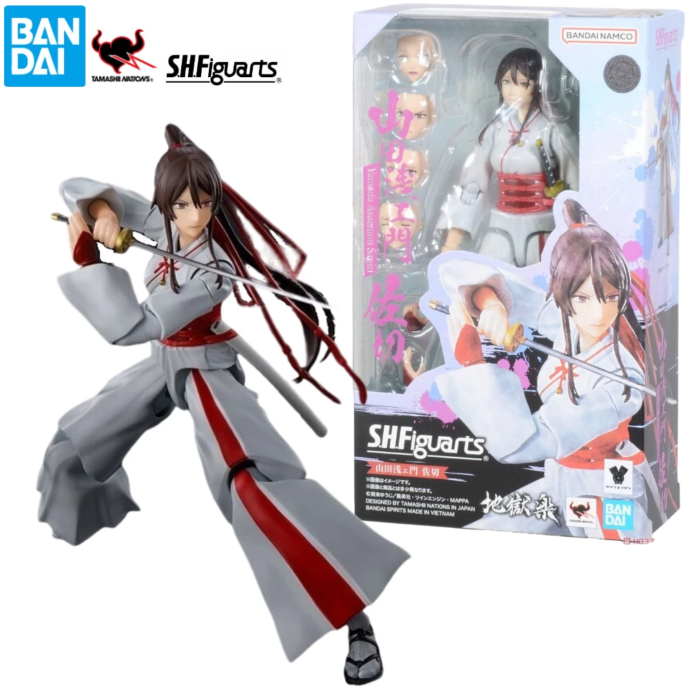 

В наличии Bandai S.H. Фигурка shf Yamada Asaemon Sagiri «Hell Raku», экшн-фигурка, коллекционная игрушка в подарок