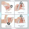 Grip Strength Trainer 50-300lbs 1PC Fitness Metal Hand Gripper Non-Slip Forearm Muscle Exerciser Hand Rehabilitation Exercising 3