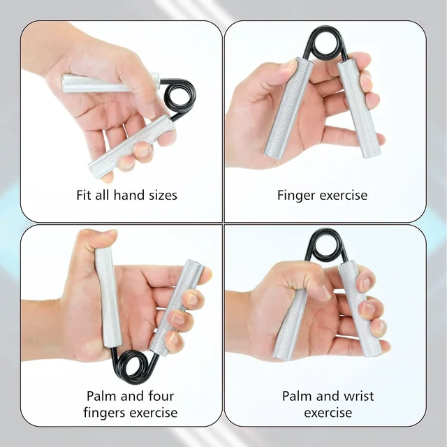 Grip Strength Trainer 50-300lbs 1PC Fitness Metal Hand Gripper Non-Slip Forearm Muscle Exerciser Hand Rehabilitation Exercising 3
