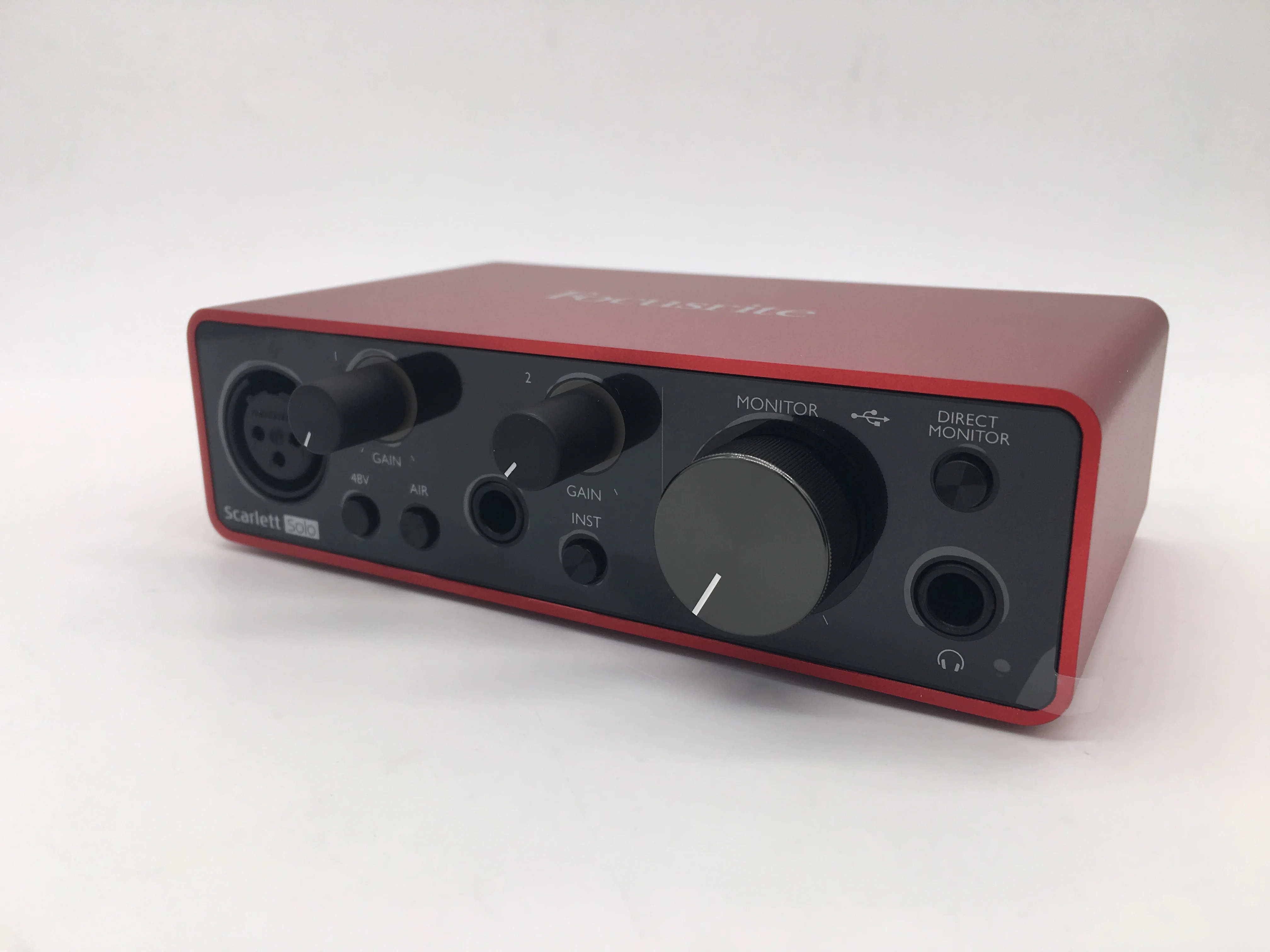 Focusrite Scarlett Solo (3rd gen) USB Audio Interface 24-Bit/192KHz AD-Converters For Recording Mic Guitar audio interface