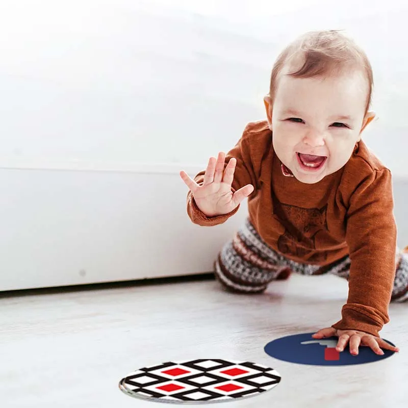 Montessori Baby Toys Black and White Flash Cards High Contrast Infant Visual Stimulation Color Cognitive Card Educational Toys 3