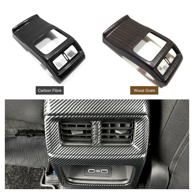 

Для Honda CR-V CRV 2023 24 задний воздушный выход с USB-боксом для хранения декоративная фотообложка отделка наклейки ABS автомобильные аксессуары