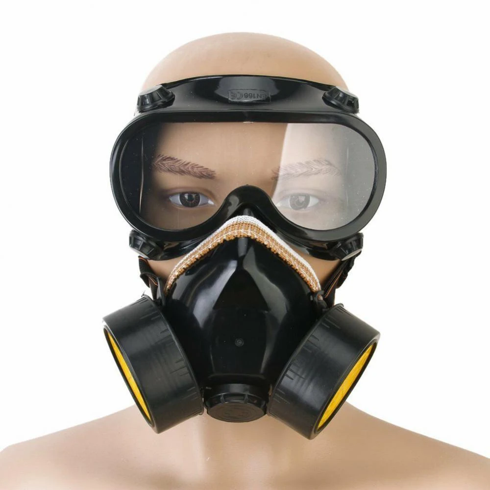 Gas Mask Reusable Dustproof Emergency Respirator Mask Protective Face