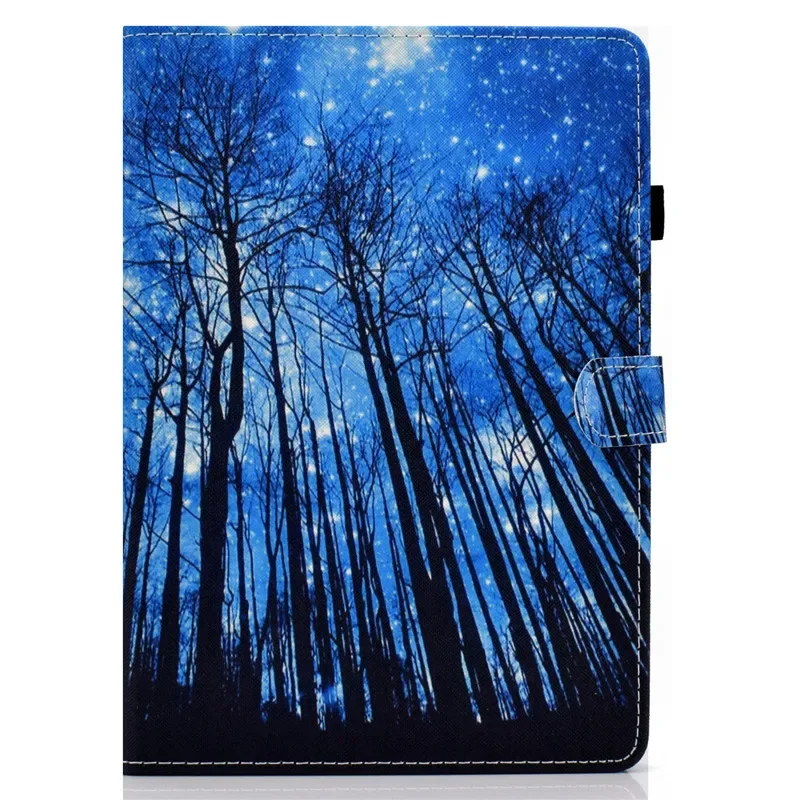 Premium Kids Protective Case for Galaxy Tab A8 2021 - Magnetic Wallet TPU Cover with Fun Print Design, 10.5 Inch