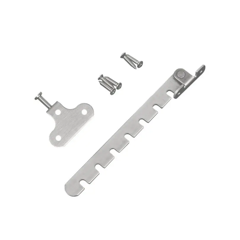 Adjustable Stainless Window Support Wind Hook Limiter Wind  Stay Window Sash Lock for Child Home Safety Protection adjustable window limiter latch casement position locator wind brace sash door blocking latches stopper safety child protecter